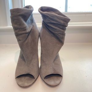 Suede booties